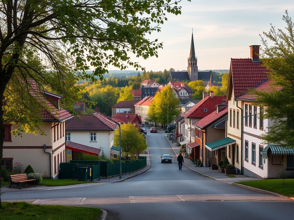 Bocian w locie nad okolicami Myszkowskiego podczas powrotu wiosennej migracji
