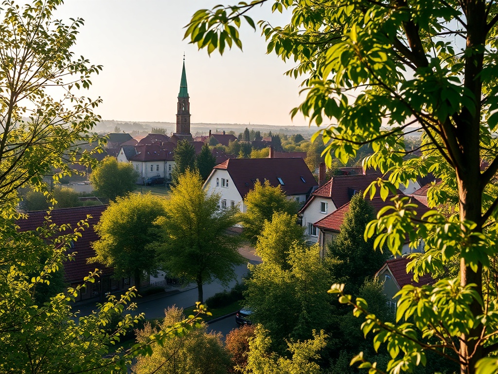 Burmistrz Myszkowa Janusz Żak wręcza nagrodę "Super Uczniowi" podczas uroczystości w ratuszu.